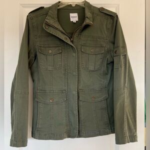 Kenzie Jeans Army Green Utility Jacket (Medium)